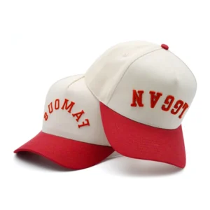 Raised Stitching Fish Ornament Low MOQ Baseball Cap