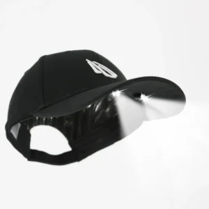Black LED Baseball Cap 3D Embroidery Fashion Light