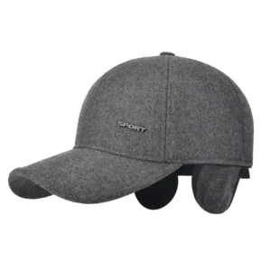 New Old Men Ear Protection Baseball Cap Russian Outdoor Thickened Warm Earflaps Dad Sport Trucker Hats