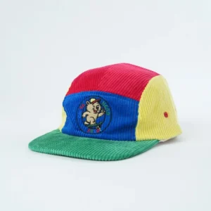Unstructured 5-Panels Embroidery Cap Custom  Adjustable Caps for Sports Fashionable Outdoor  Corduroy Fabric