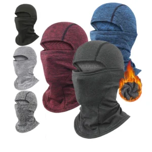 HKB0012 Custom Men Unisex Sport Veracap Winter Outdoor Motorbike Warm Fleece Full Face Windproof Balaclava Ski Mask