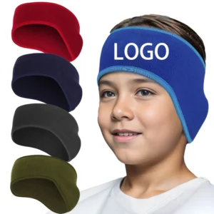 Custom Winter Warm Running Ear Muffs Headband Ski Sports Kids Fleece Polar Protection