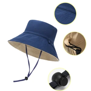 Wholesale Cooling Sun Bucket Hat for Men Women Fishing Beach Safari Hats for Golf Hiking Hunting Outdoor UPF 50+