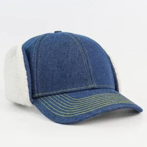 Fleece Lined Hydro Waterproof Lumberjack Thermal Denim Jean Dad Hat 5 Panel K Frame Gorro Stacked Hats