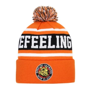 Embroidery Patch Jacquard Football Team Custom Logo Pom Pom Beanie for Women and Men Beach & Business Use 100% Acrylic