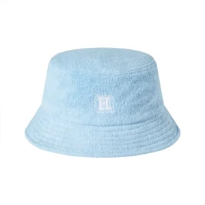 Wholesale Cotton Terry Cloth Towel Bucket Hats Custom Embroidered Logo for Adults Fisherman Hat
