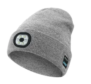 LED Bluetooth Knit Hat Rechargeable Outdoor Sports Hiking