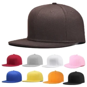 HS0001 Flat Brim Custom Logo Fitted Snapback Basketball Hat Cap