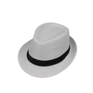 Wholesale Cheap Unisex Panama Hat Natural Stylish Linen Fedora Straw Hat