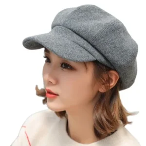 Womens Wool Felt Newsboy Hats Winter Beret Wholesale