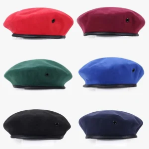 Fashion Adjustable Berets Hat Men Women Autumn Winter Solid Class Uniform Cap Casual For Cosplay Painter Cap Stage Performance