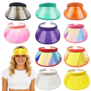 Custom Logo PVC Clip Visor