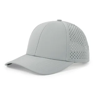 Unisex New Mesh Quick Dry Waterproof Laser Cut Hole Perforated Baseball Cap Adjustable Sun Hat Outdoor Sport Cap