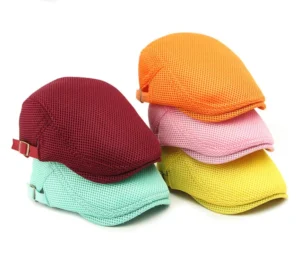 Beret Men Mesh Hat Retro