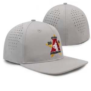 Spandex Stretch Fit Adjustable Closed Back Performance Caps