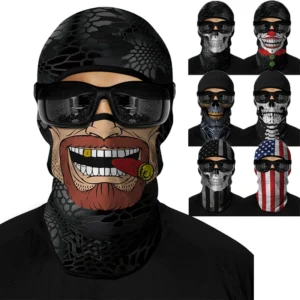 Outdoor Summer Sunscreen Funny Facekini Man Motorcycle Cycling Helmet Lining Quick Drying Fishing Balaclava Mask