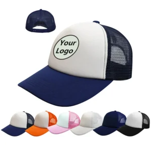 Promotional Custom Printed Gorras Mesh Snap Back Multi Blank veracap Polyester Trucker Cap Hats With Woven Patch logo