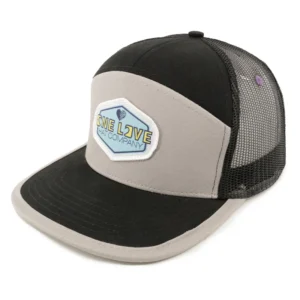 Custom 7 Panel Cotton Embroidery Patch Logo Snapback Hats