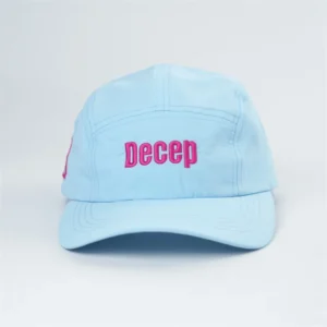 Nylon Custom Camp Caps 5 Panel Embroidery Unstructured Hats