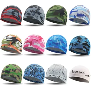Outdoor Camouflage Camo Helmet Liner Cycling Cooling Running Quick Drying Unisex Sport Motorcycle Skull Cap