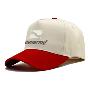 New Arrival Vintage Sporty Twill 5-Panel Two Tone Baseball Cap Custom Logo Curved Brim Snapback in Bulk