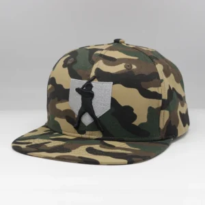 Custom 3D Embroidered Camo Snapback Hat