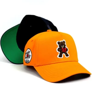 HBA54 Structured 5 Panel Golf Custom Logo Curved Bill Custom Logo Baseball Cap