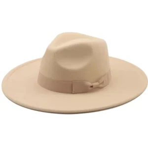 Womens Men Cheap Panama Wool Fedora Felt Hats