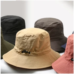 UPF50+ Foldable Pocket Cap Portable Quick Dry Waterproof Camp UV Sun Protection Fishing Fisherman Bucket Hat Cap