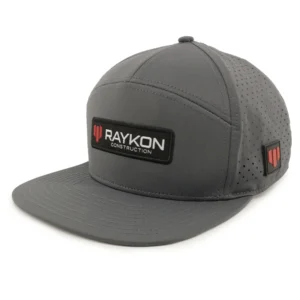 Custom 7 Panel Polyester Embroidery Logo Snapback Cap