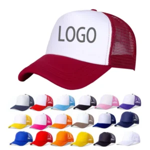 OEM Custom High Quality 5 Panels Puff Print Foam Snap Back Trucker Cap Wholesale Trucker Hats