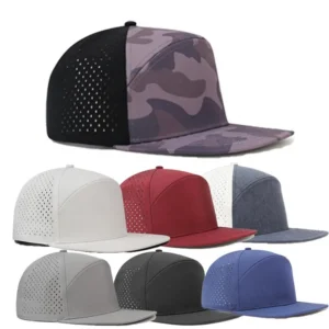 HS15 Polyester Sport Waterproof Golf Snapback Hat