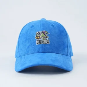 High Quality 2D Embroidery Baseball Cap Custom Fashionable 6 Panel Suede Structured Cap