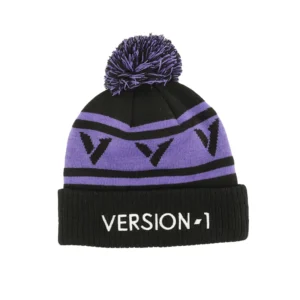 Custom Design Embroidery Logo Pom Knitted Cap Winter Beanie Hat for Men Women