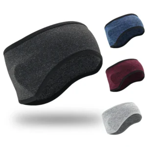 Winter Windproof Cycling Ear Muffs – Fleece Headband for Running & Skiing