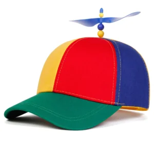 Rainbow Bamboo DragonflyHelicopter PropellerAdventure Dad HatSnapback