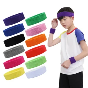 No-Slip Heat-Regulating Odor-Resistant Sweat Absorb Tennis Headband
