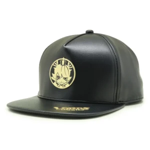 Custom Patch Cap Hat PU Leather Snapback 5 Panel Caps