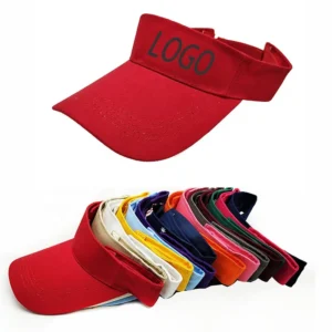 Factory Direct Wholesale Custom  Women  Logo Sun Visor Cap Sports Visor Hat