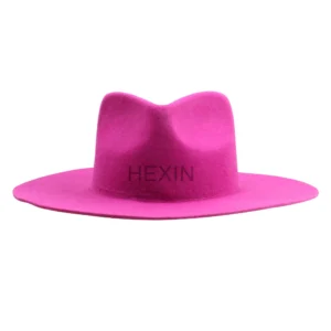 Fashion Unisex Fedora Hat for Men Women Casual Adjustable Wide Brim Four Seasons 100% Australia Wool