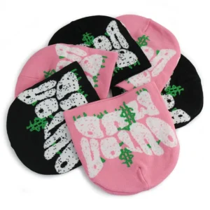 HK34 Women Men Fashion Customized Logo Letter Printing Warm Winter Beanie Cap Y2K Jacquard Knitted Hat