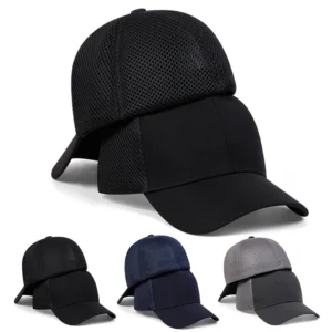 Summer Breathable Stretch Hats Fitted Solid Color Baseball Cap Outdoor Sports Golf Caps for Women Men