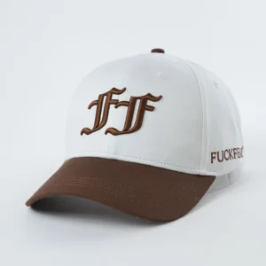 Oem New Fashion 2 Tone 6 Panel Structured Curved Brim 3D Embroidered Outdoor Hats Custom Baseball Hat Cotton