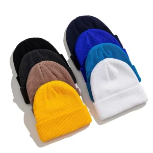 Custom Logo Knit Beanies Wholesale Winter Hats Men Women