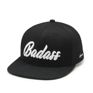 Custom Flat Brim Snapback Hat 3D Logo Men's Cap