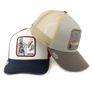 OEM Custom Embroidered Logo Mesh 5 Panel Trucker Hat