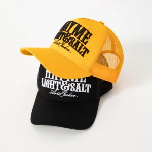 New Arrival Fashion Hip Hop Outdoor Breathable Waterproof Mesh Back Baseball Cap Custom 3D Embroidery Trucker Hat Adjustable