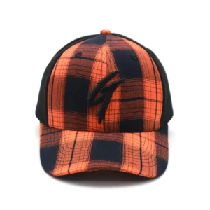 Custom Embroidered Plaid Baseball Hats Wholesale