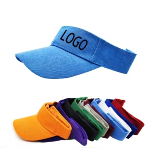 Blue Unisex Golf Visor Hat