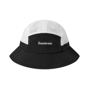 White Mesh Outdoor Foldable Quick-Drying Sun Protection Bucket Hat